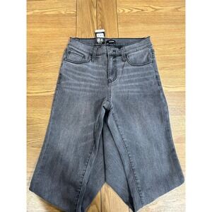 Express Bootcut Jeans Size 4‎ Black Wash Gray Denim Womenswear